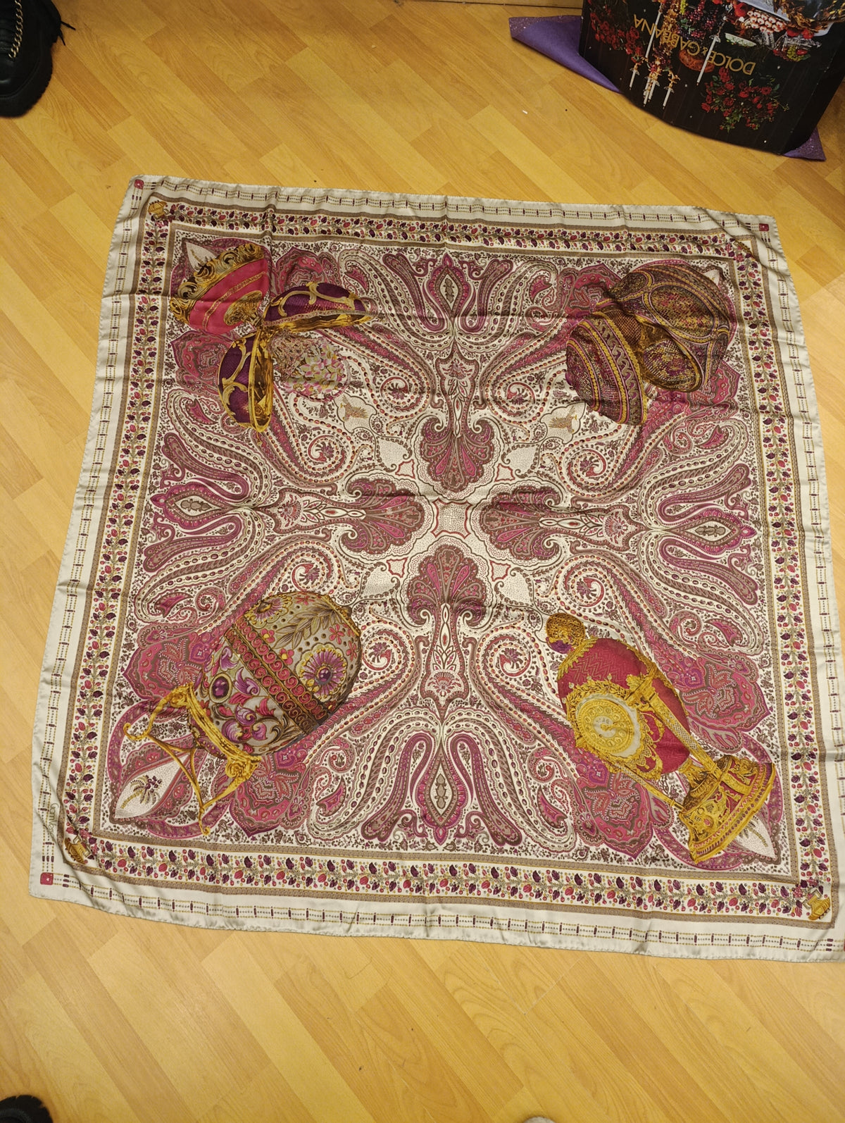 Sciarpa in seta Gianni Versace