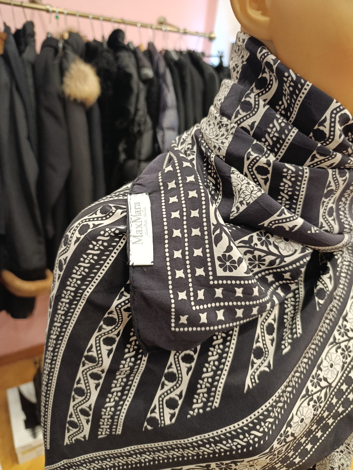 Maxi stola max Mara pura seta