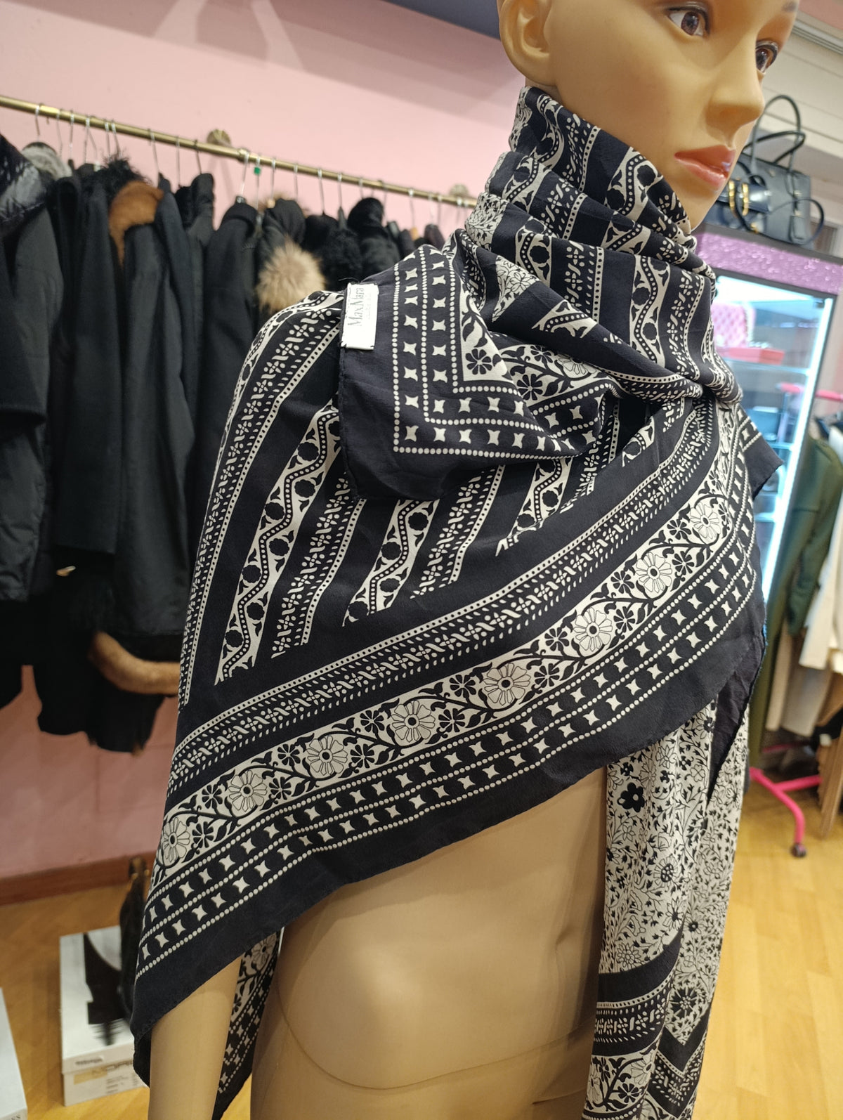 Maxi stola max Mara pura seta