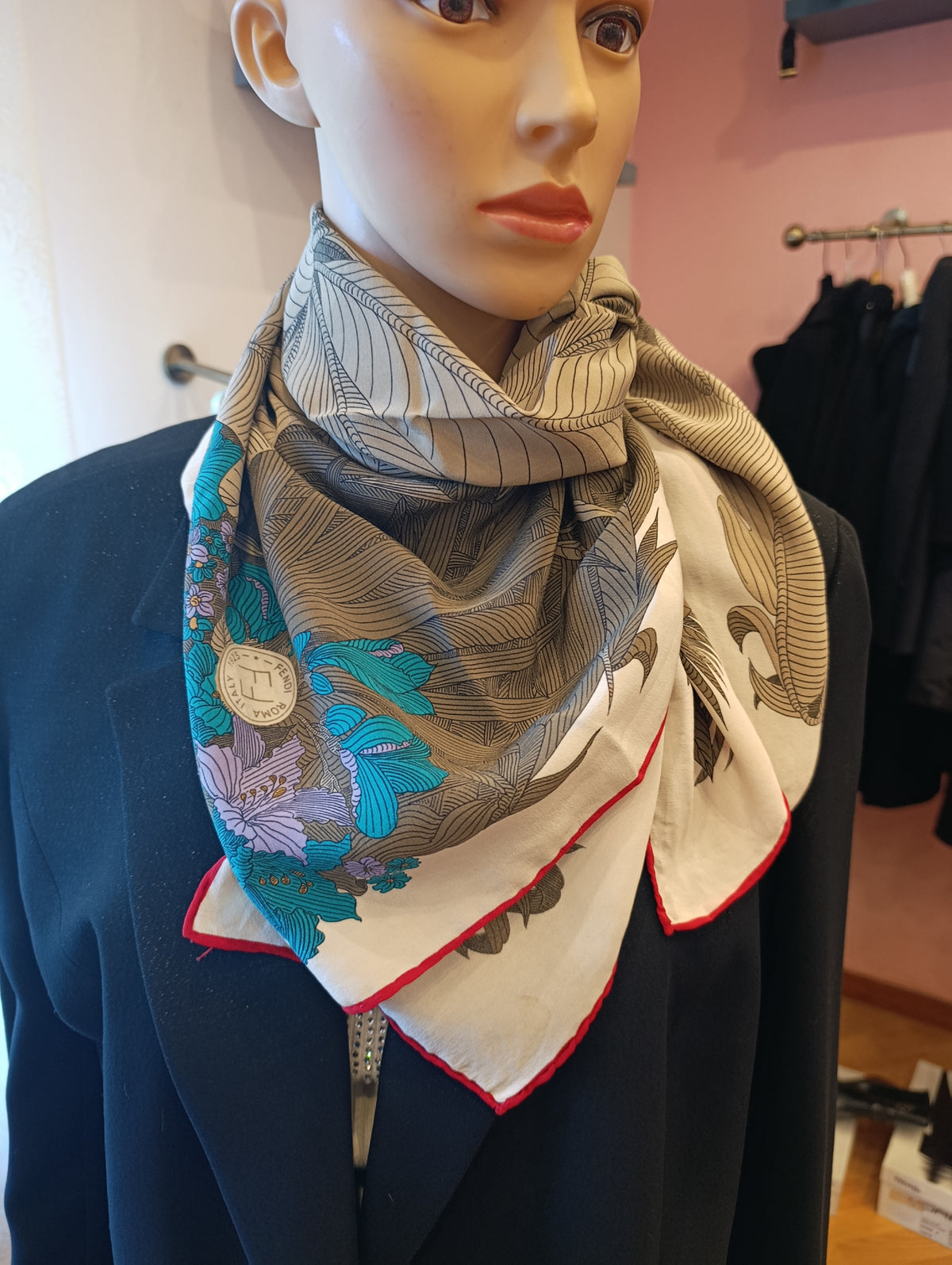 Foulard fendi in seta
