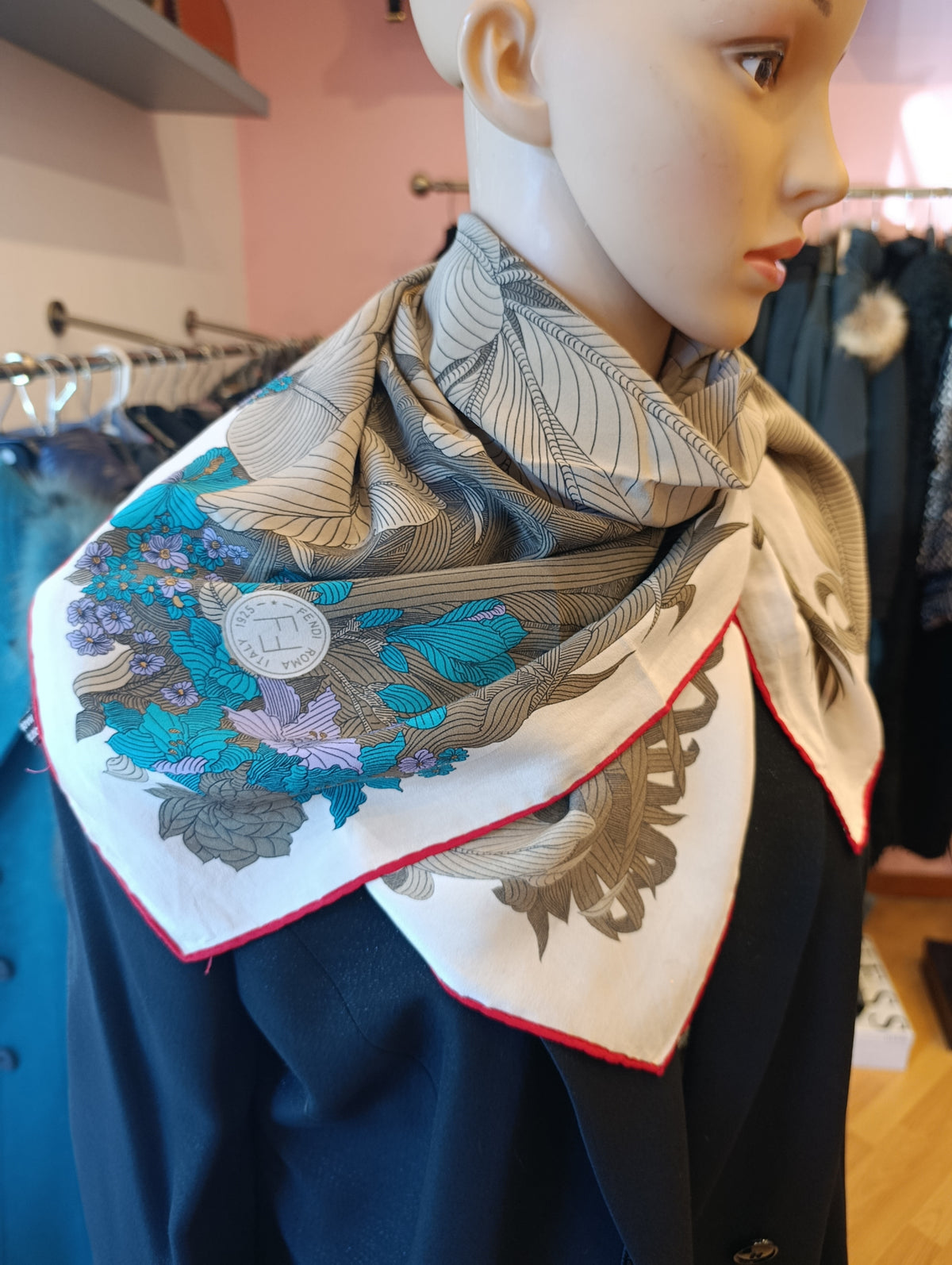 Foulard fendi in seta