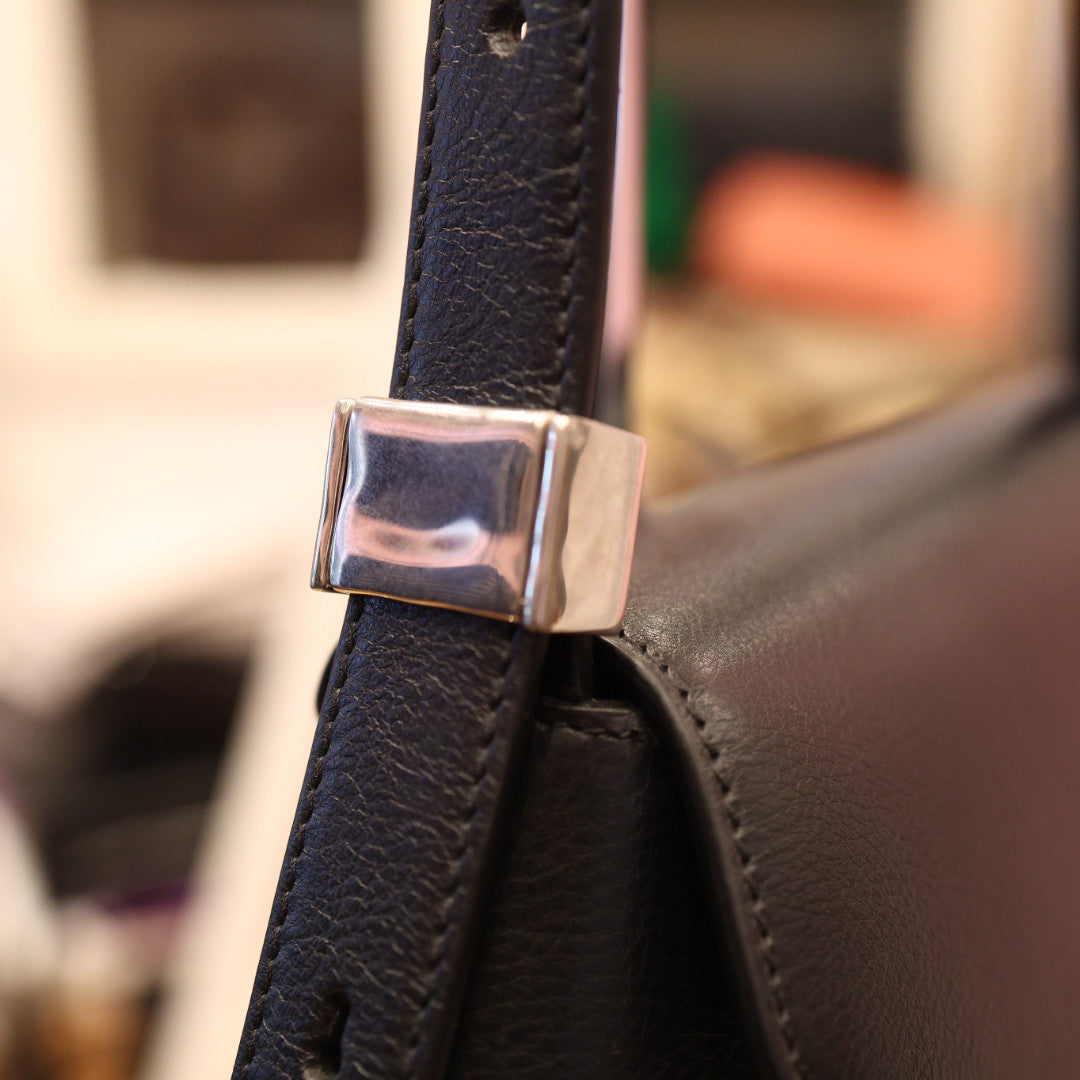 Borsa a Tracolla Jil Sander Eldorado Small in Pelle Nera – Second hand d'autore