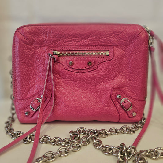 Pochette pink Flamingo Balenciaga