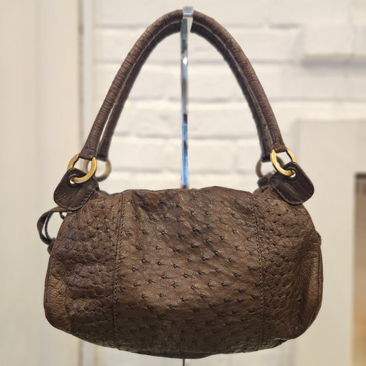 Borsa vintage in struzzo