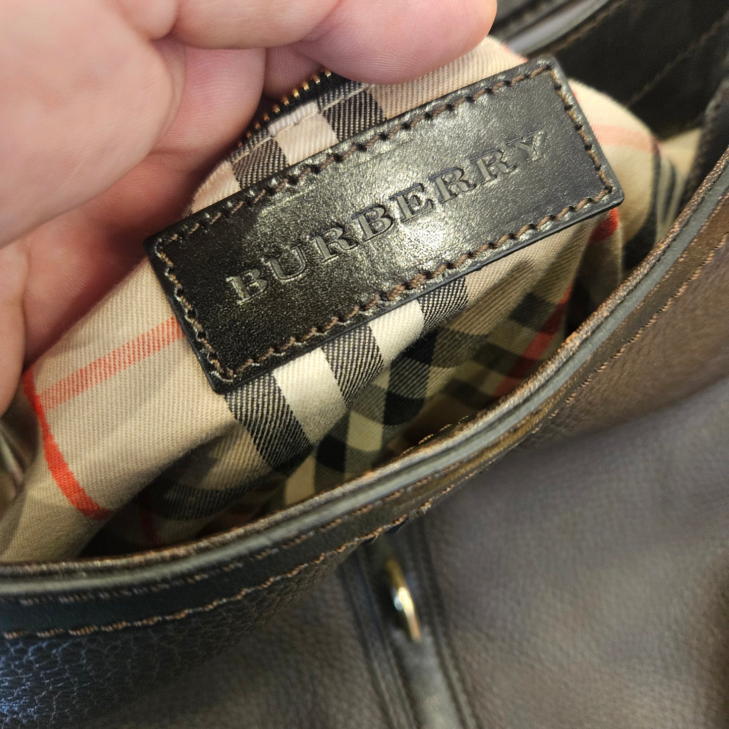 Borsa Burberry in pelle