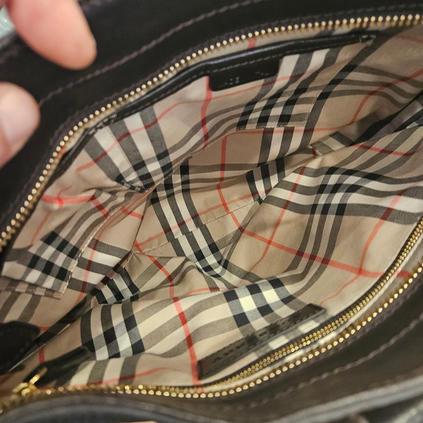 Borsa Burberry in pelle