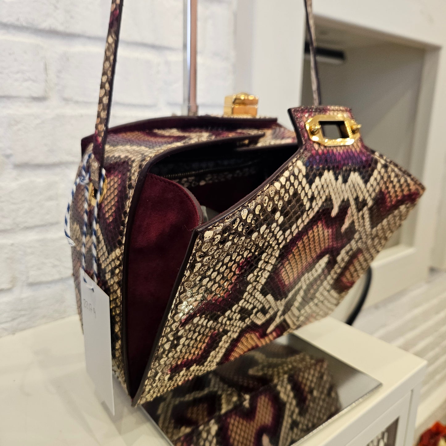 Borsa Alexander Mcqueen in pitone