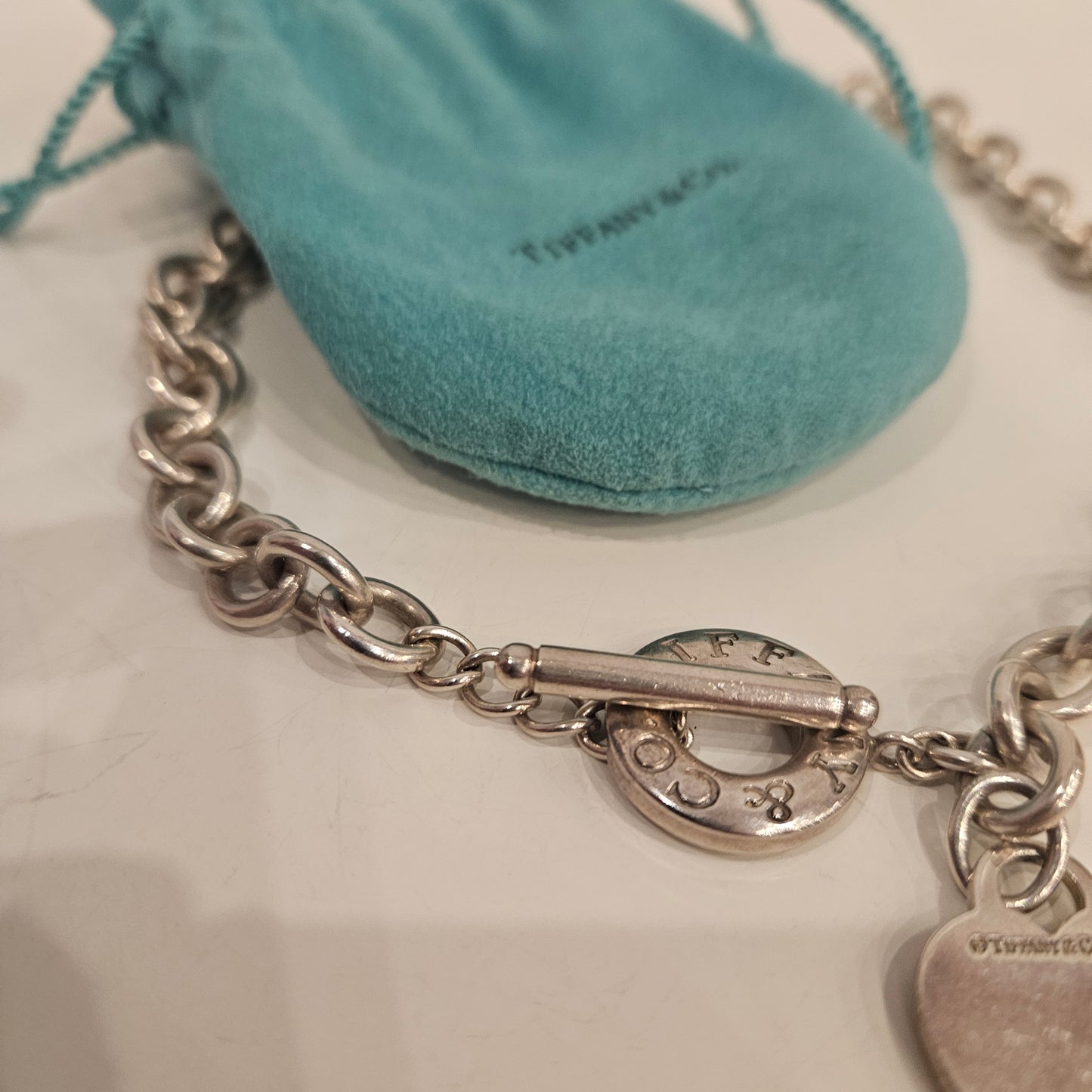 Collana Tiffany t-lock e cuore