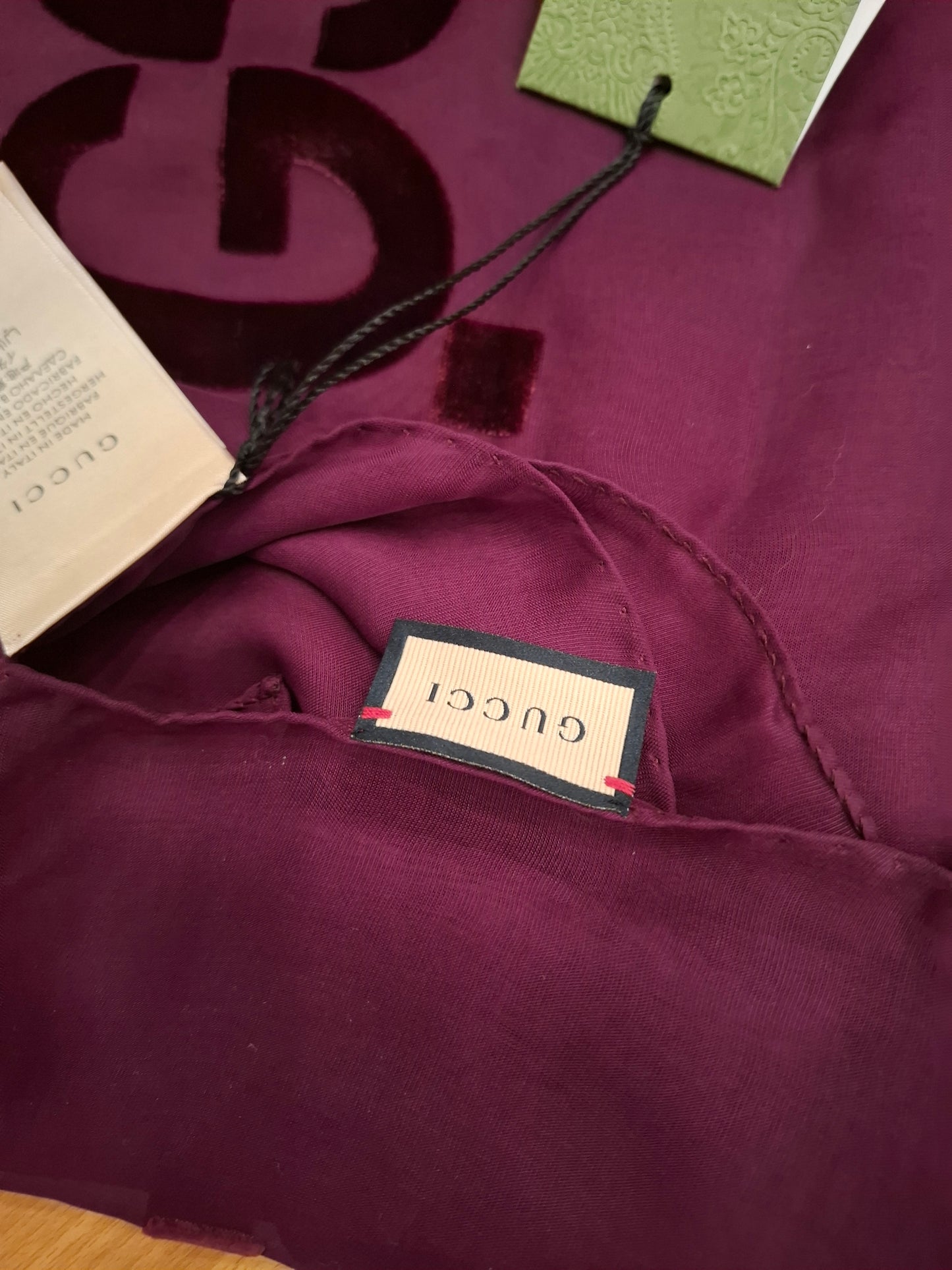 Sciarpa Gucci bordeaux nuova