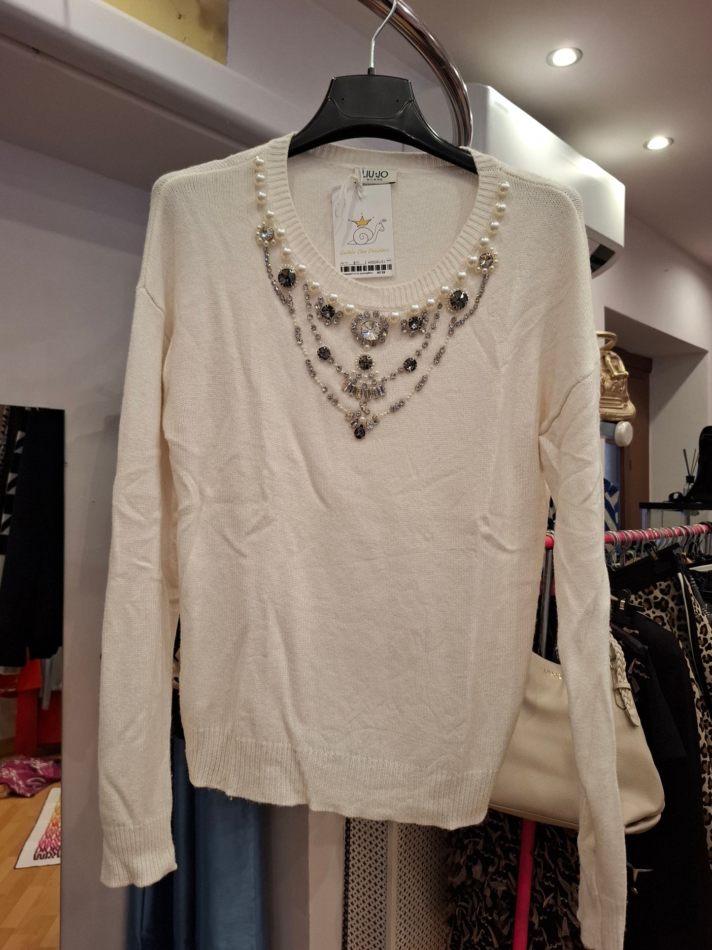 Maglione liu jo bianco tg xs