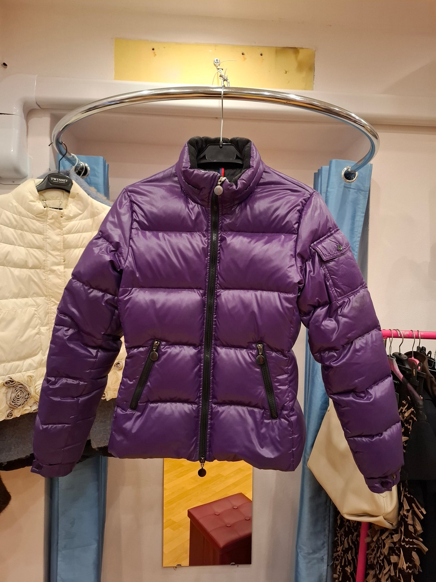 Bomber Moncler tg1 viola