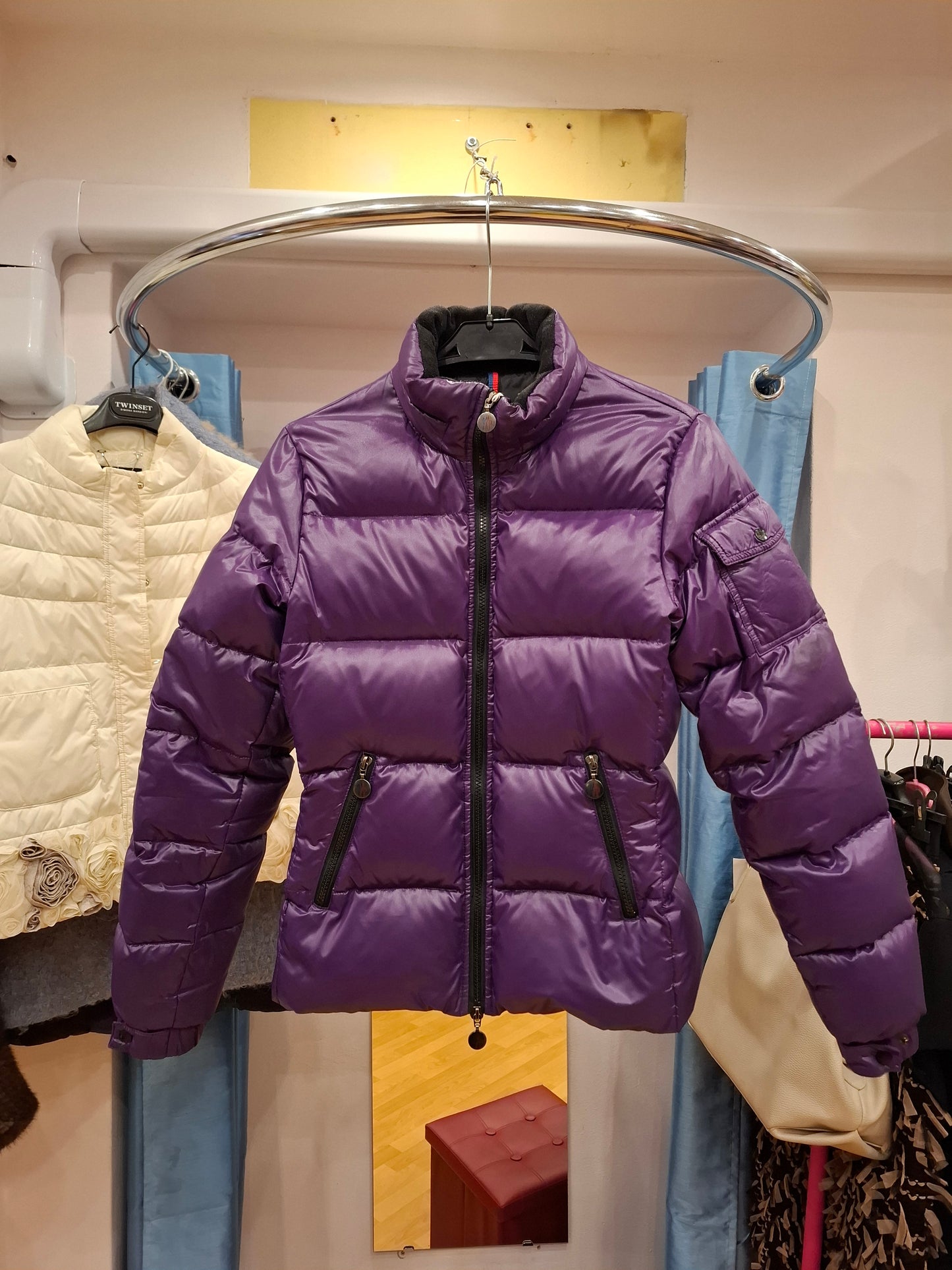 Bomber Moncler tg1 viola