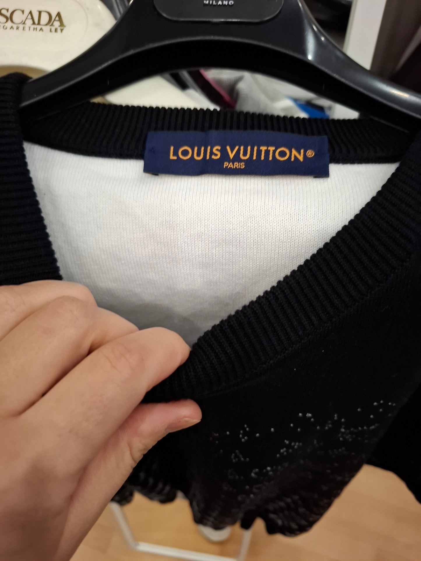 Maglioncino Louis Vuitton logo tg L