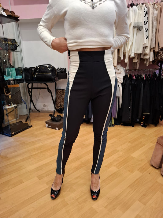 Pantalone a vita alta Elisabetta Franchi tg42 ridotta