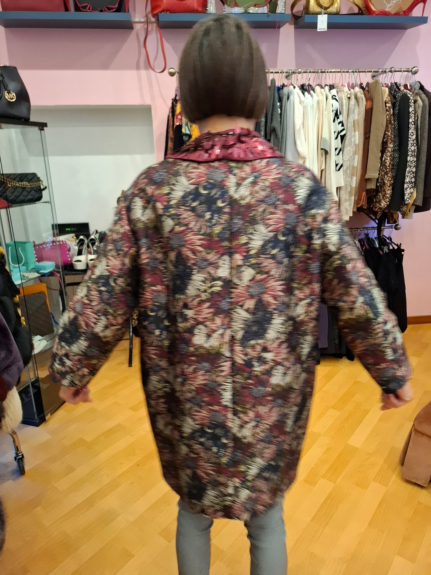 Cappotto MaxMara damascato tg40