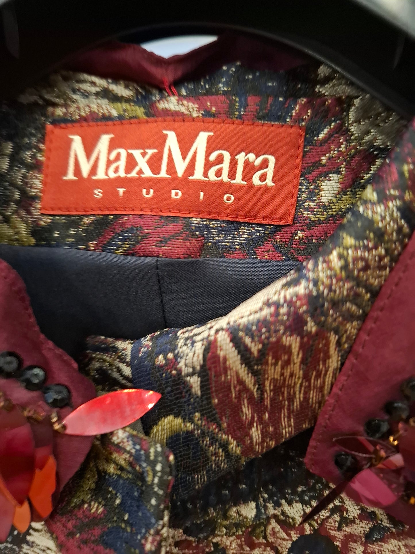 Cappotto MaxMara damascato tg40