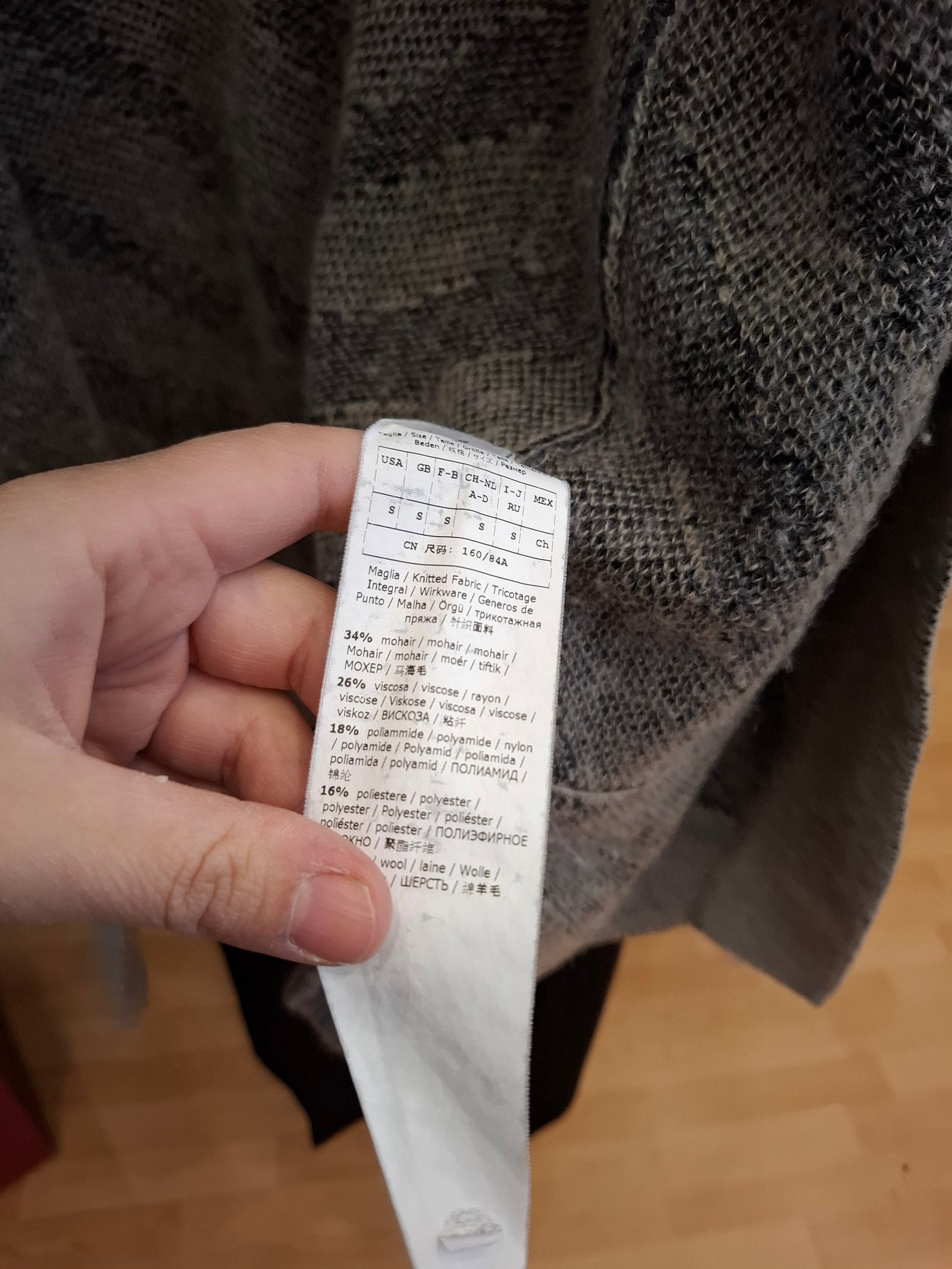 Cardigan MaxMara sfilata tg S over