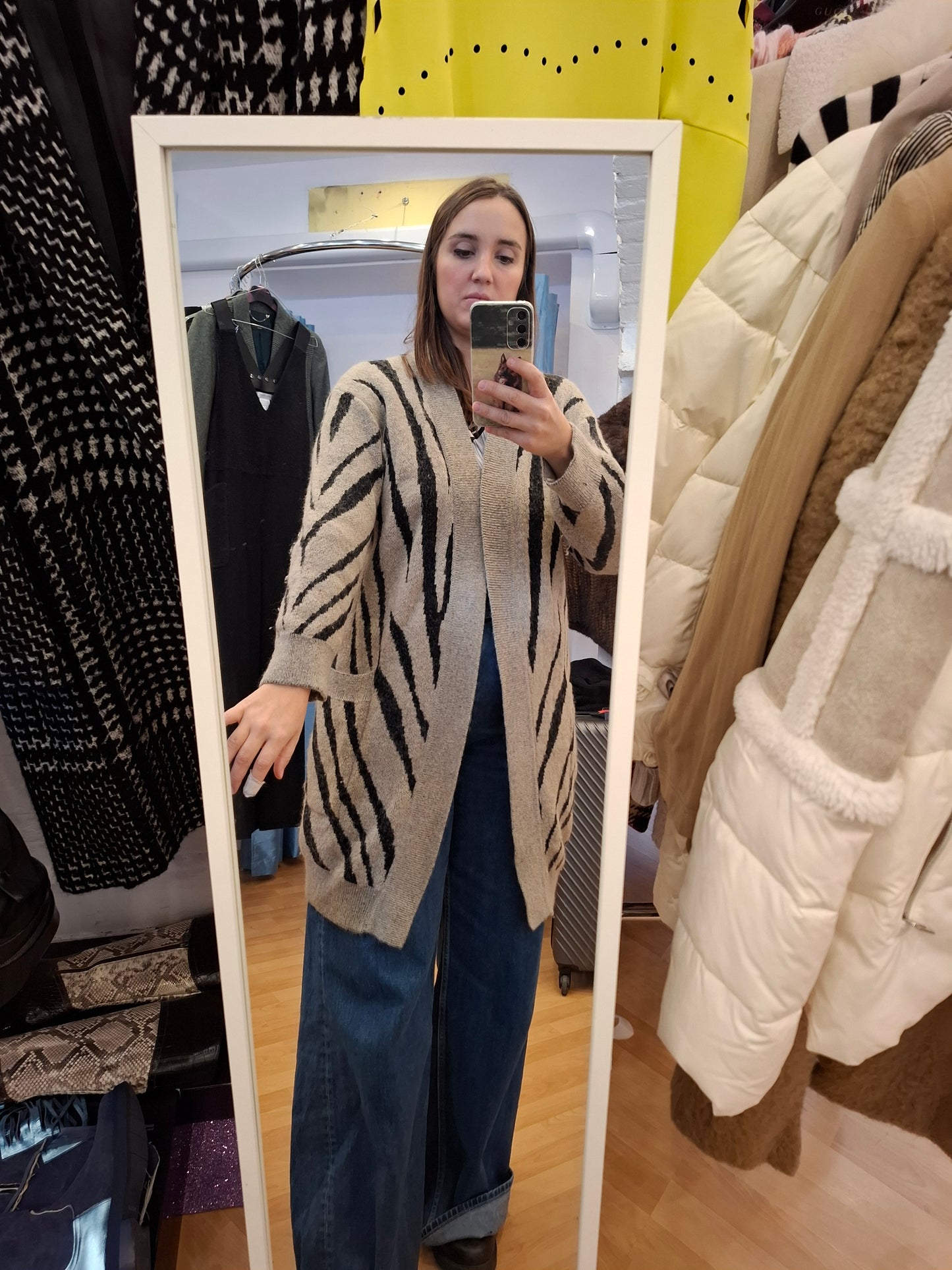 Cardigan MaxMara sfilata tg S over