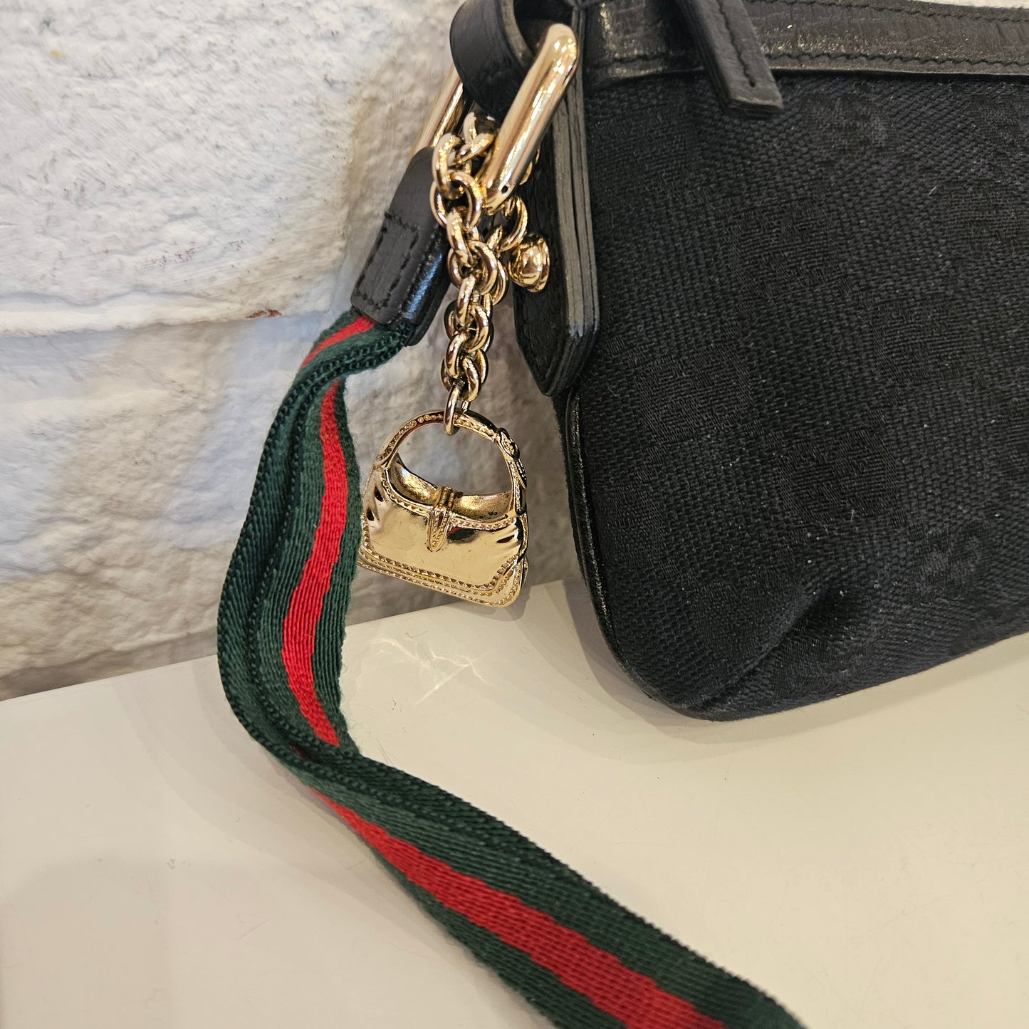 Pochette Gucci in tela