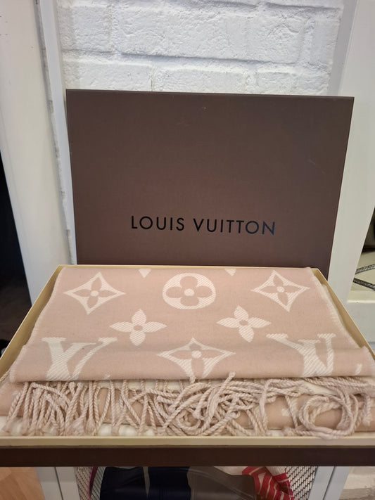 Sciarpa Louis Vuitton rosa