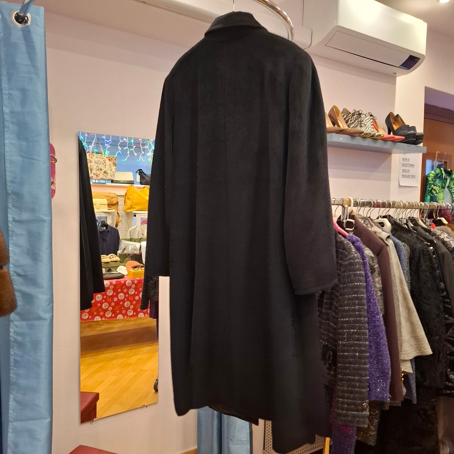 Cappotto Agnona tg M/L nero