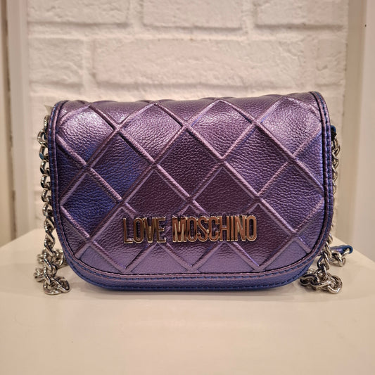 Borsa Love Moschino come nuova viola