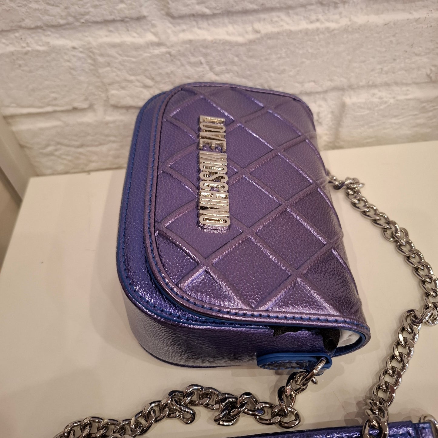 Borsa Love Moschino come nuova viola