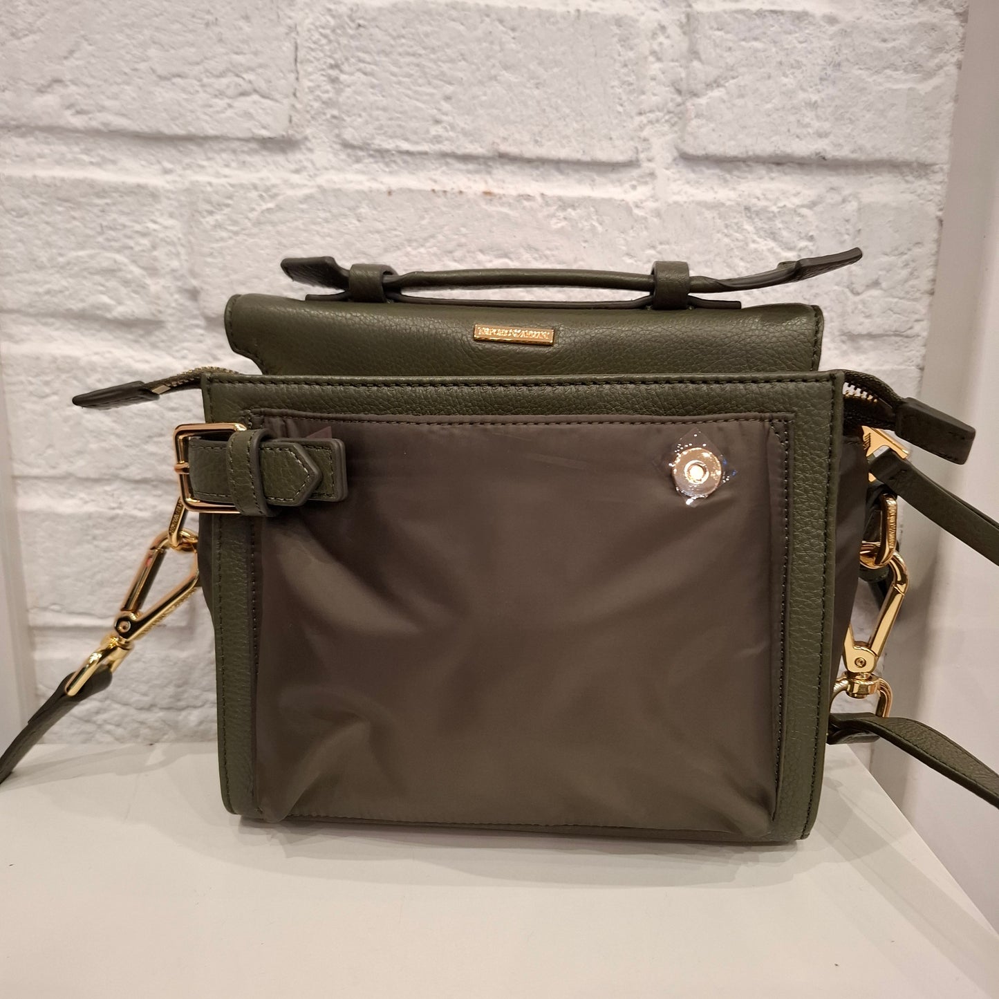 Borsa Armani verde come nuova