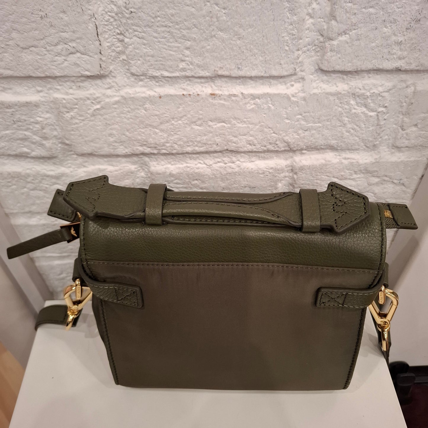 Borsa Armani verde come nuova