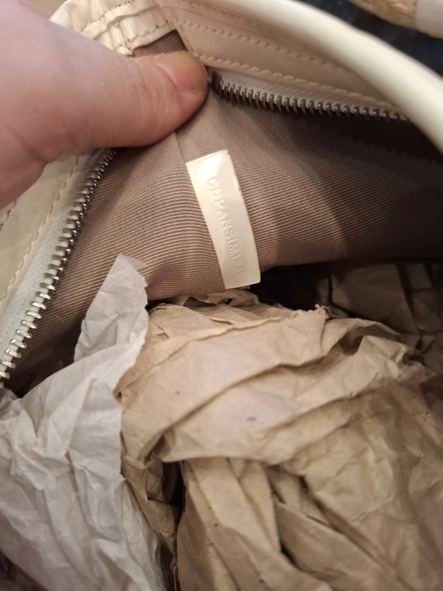 Borsa Burberry bianca