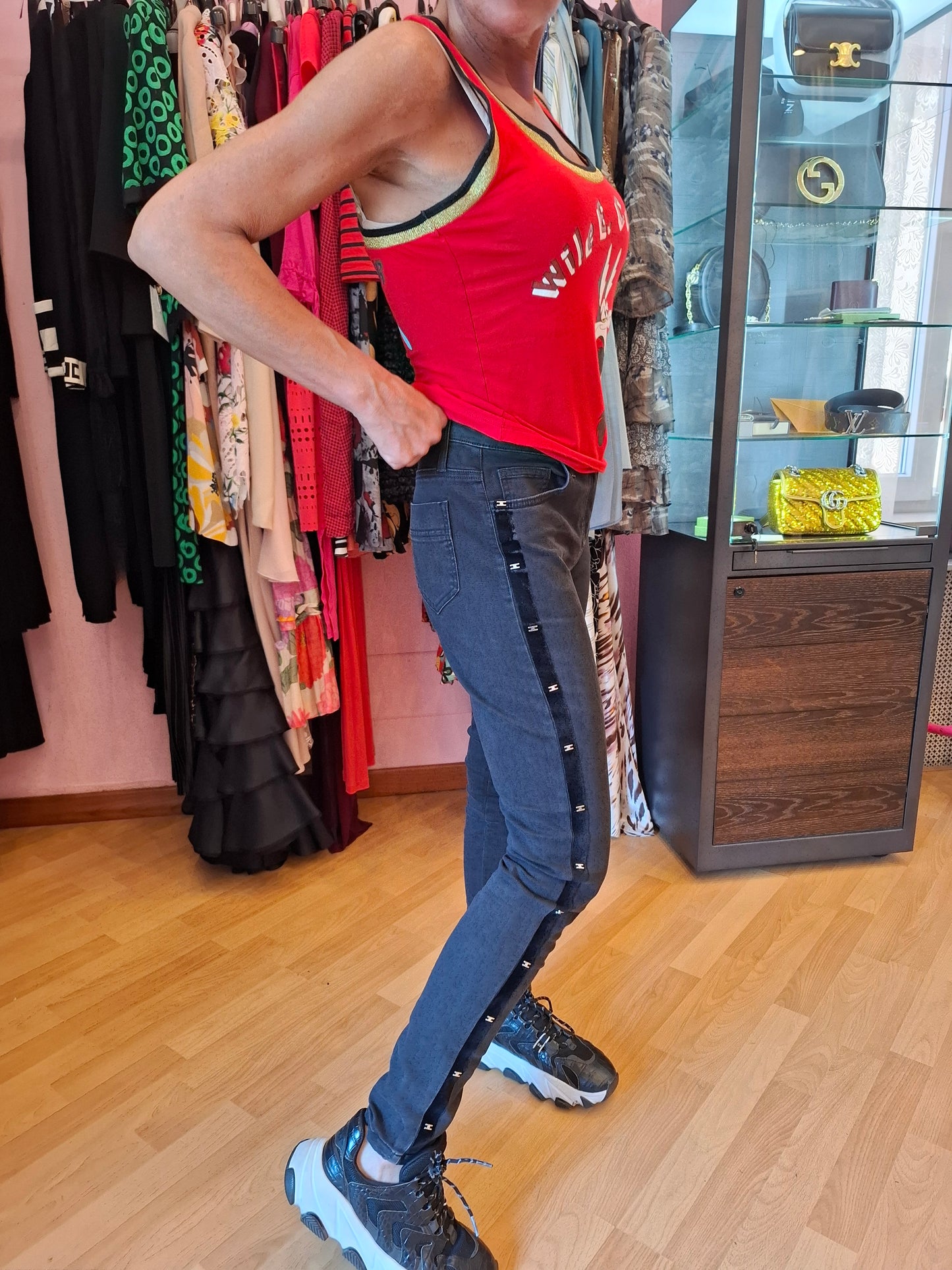 Pantaloni Franchi logo mis 29