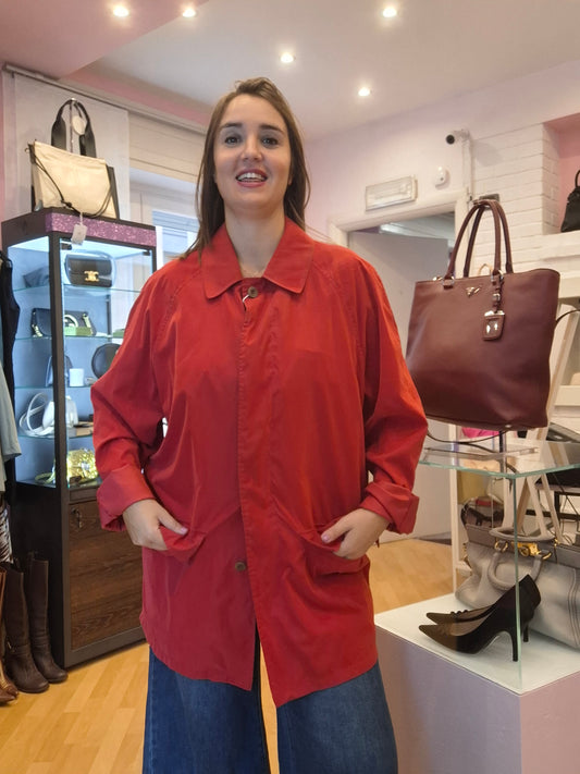 Trench Herno tg 52 rosso vintage