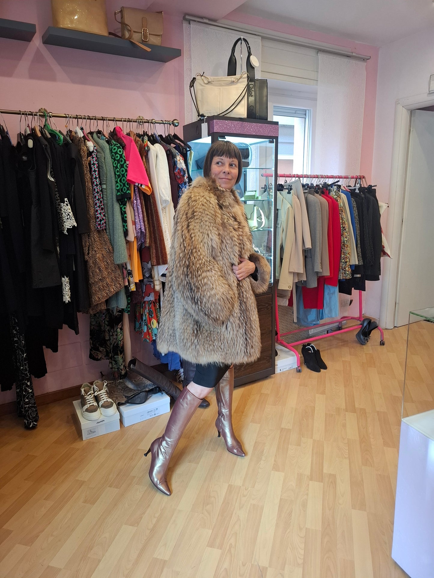 Pelliccia vintage Tg M/L in murmasky