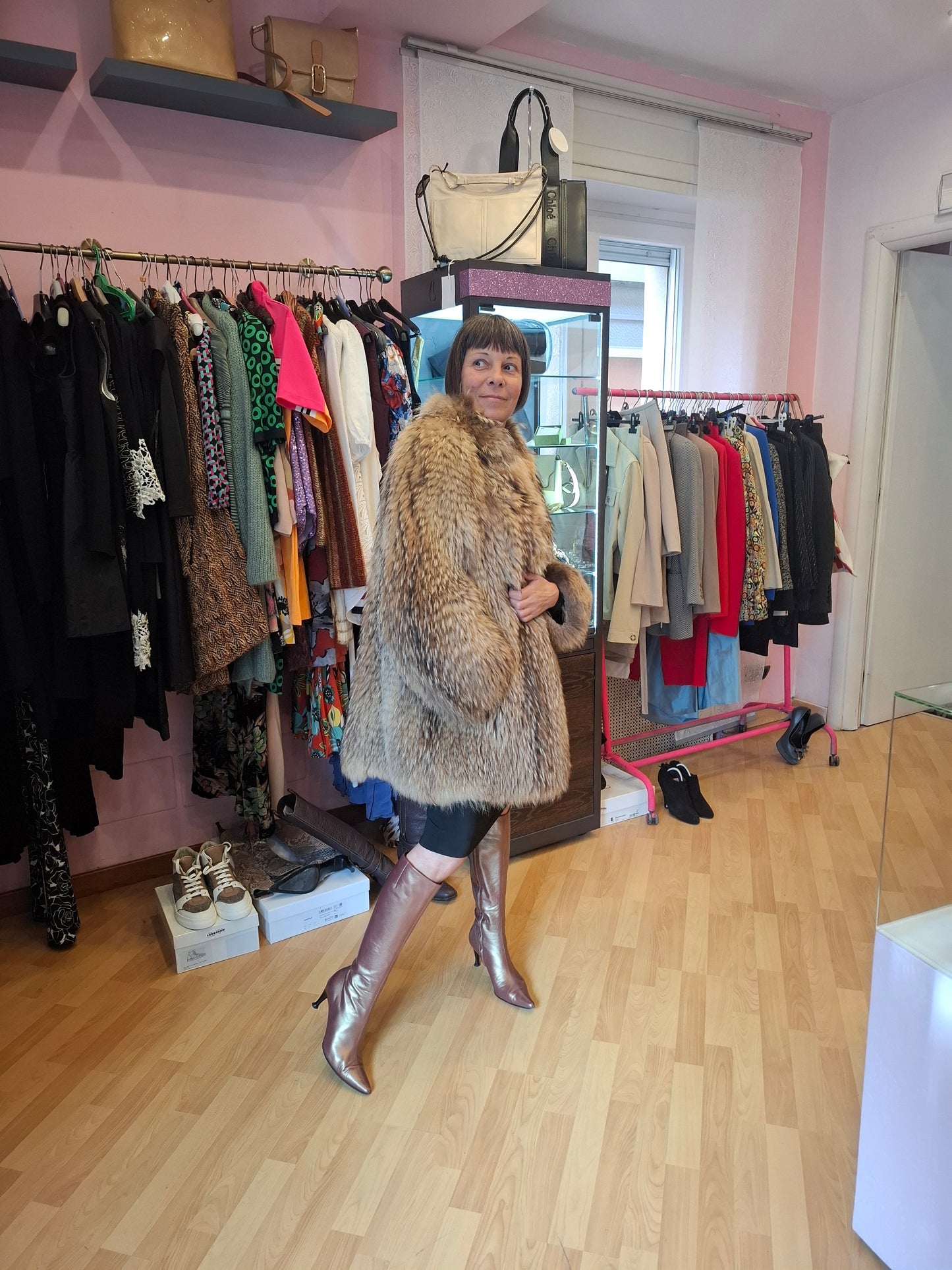 Pelliccia vintage Tg M/L in murmasky