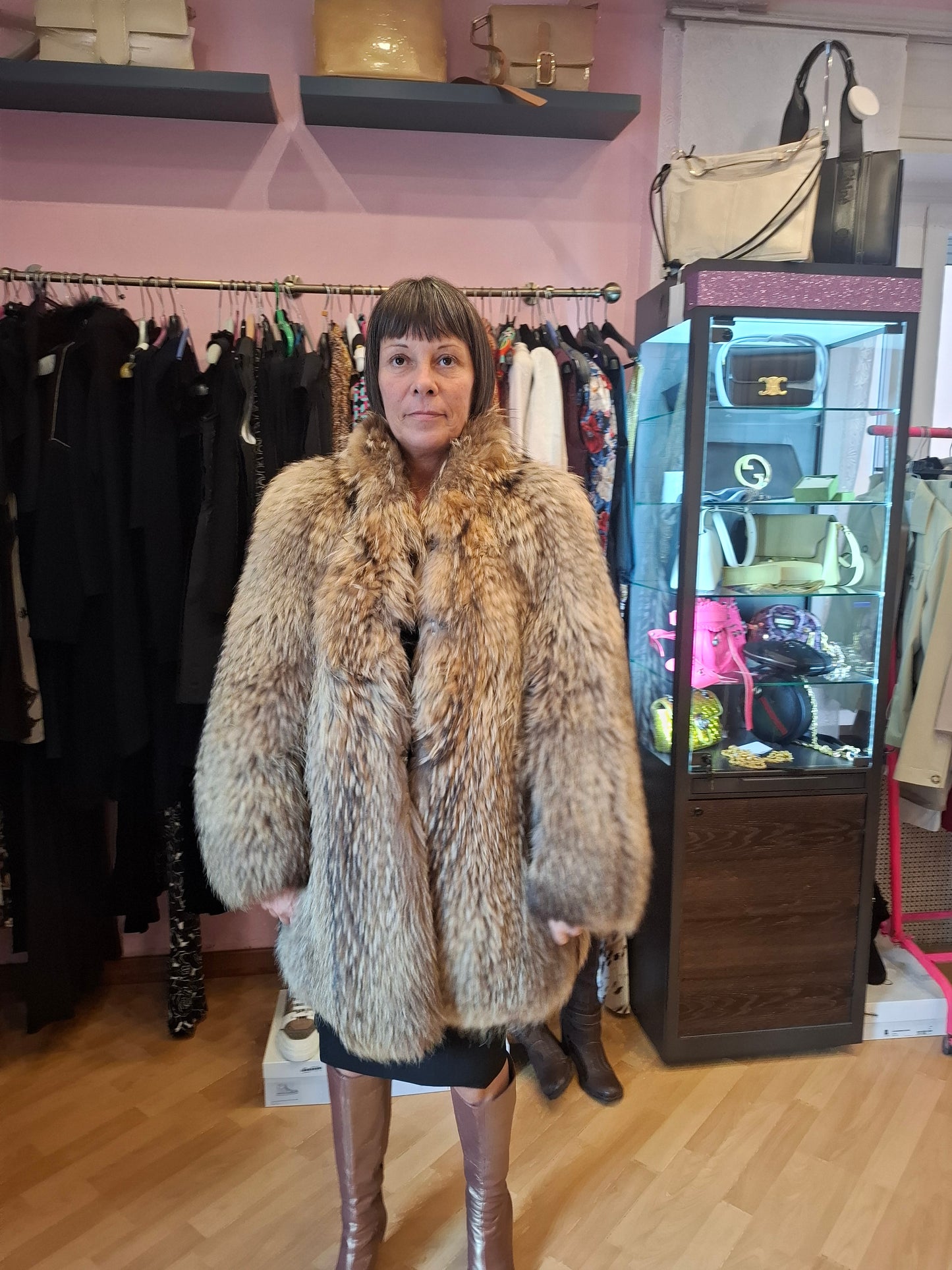 Pelliccia vintage Tg M/L in murmasky