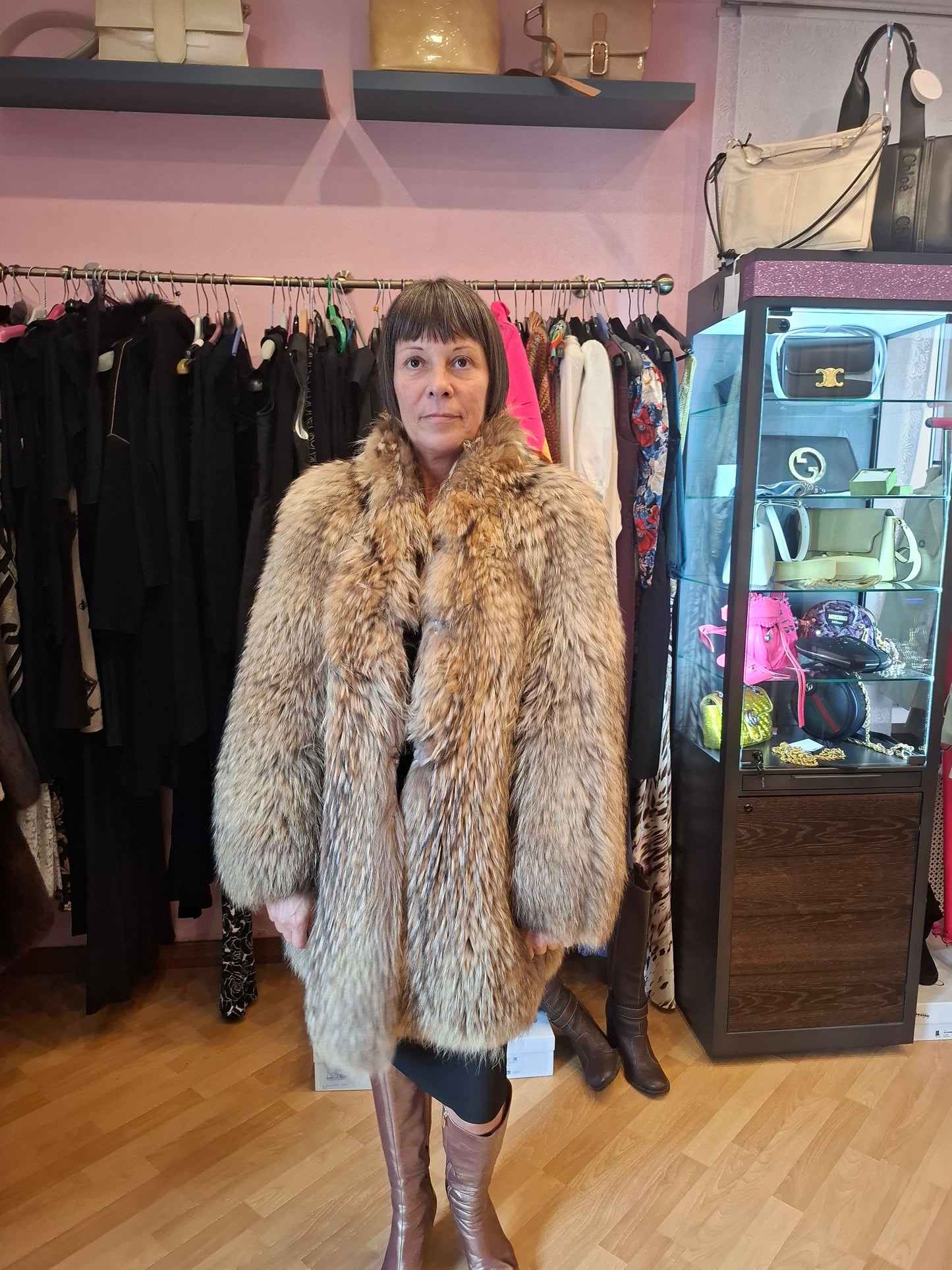 Pelliccia vintage Tg M/L in murmasky