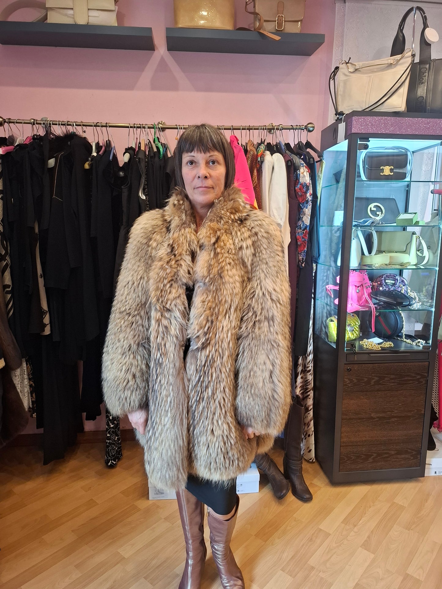 Pelliccia vintage Tg M/L in murmasky