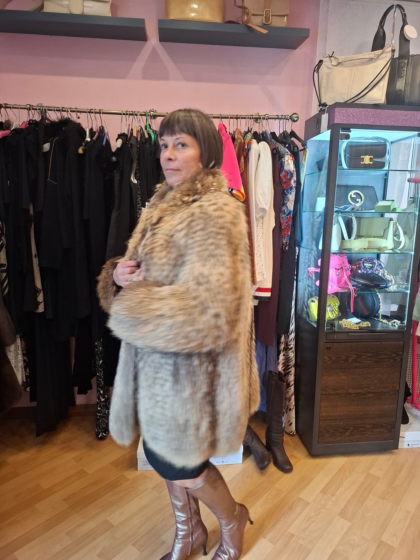 Pelliccia vintage Tg M/L in murmasky