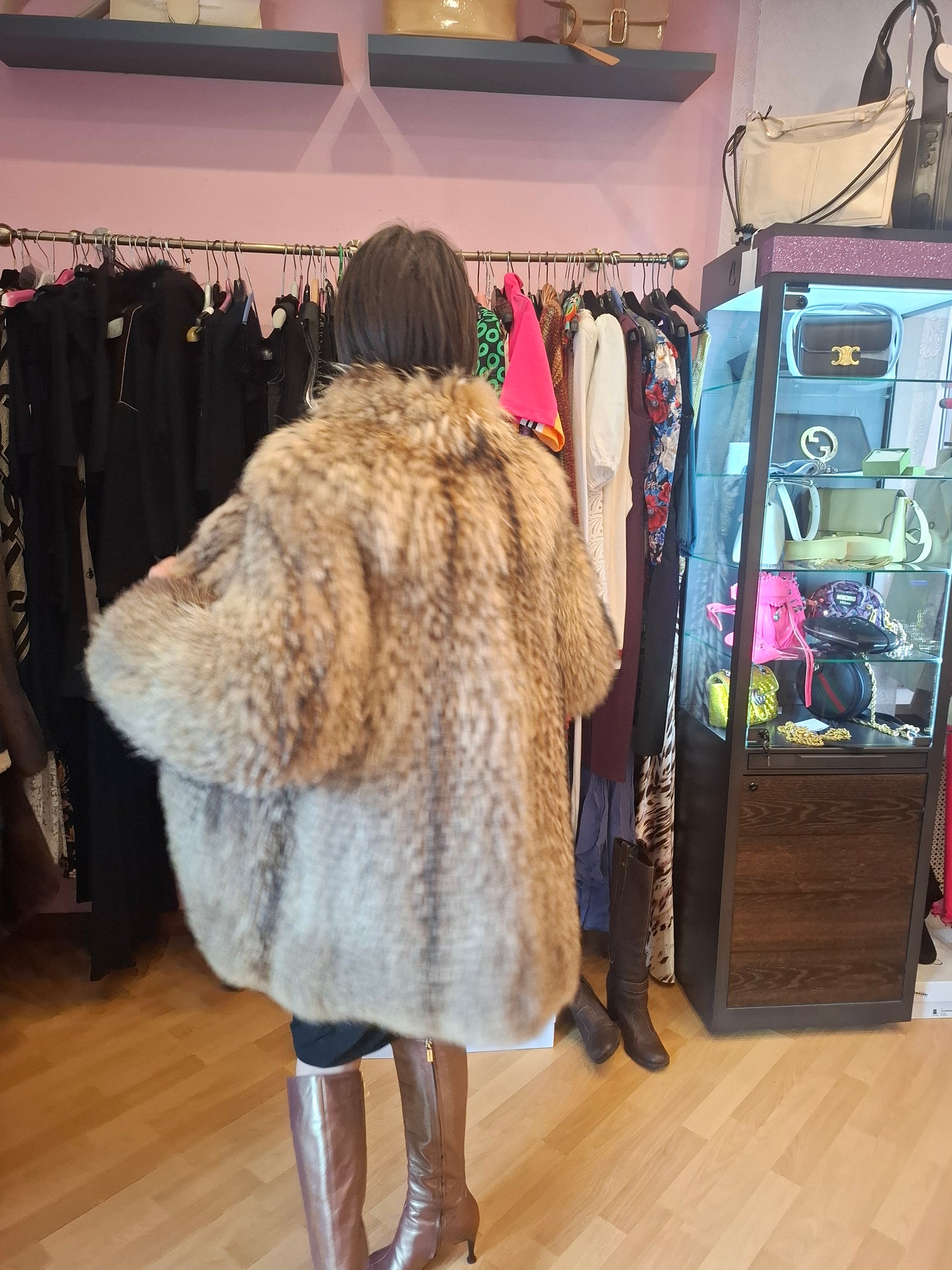 Pelliccia vintage Tg M/L in murmasky