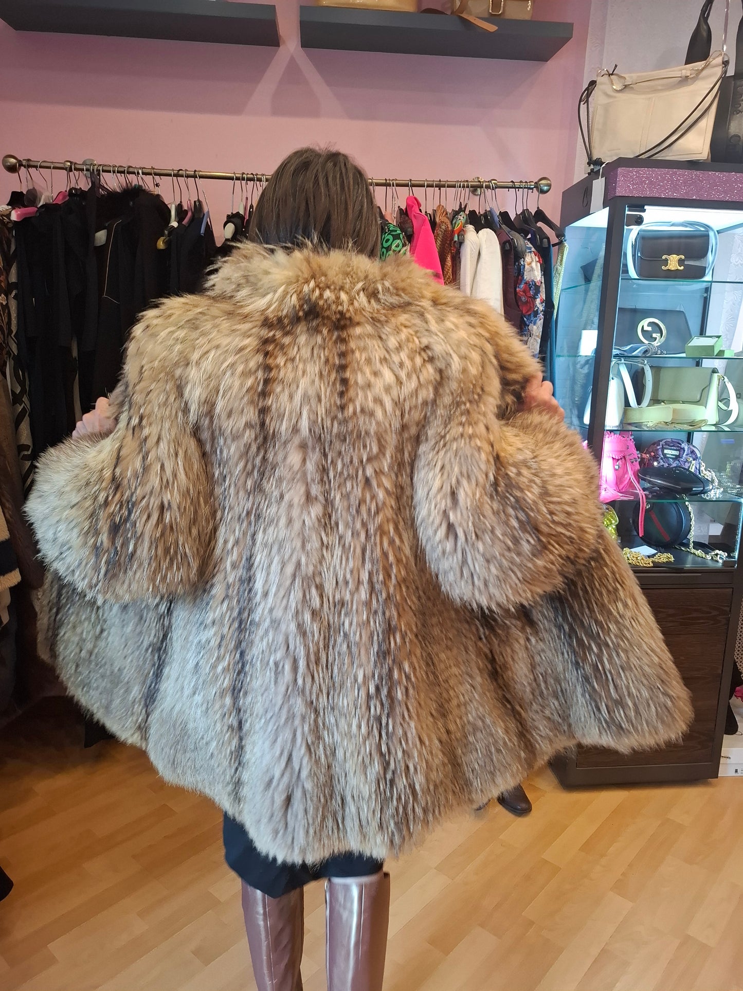 Pelliccia vintage Tg M/L in murmasky