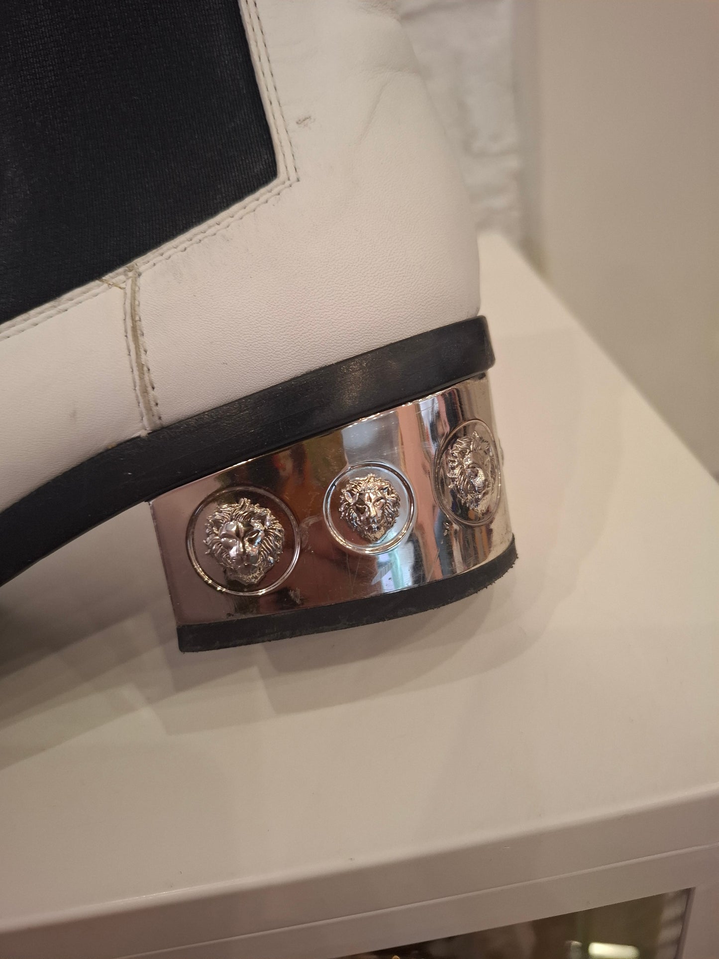 Stivali Versace n*39 bianchi