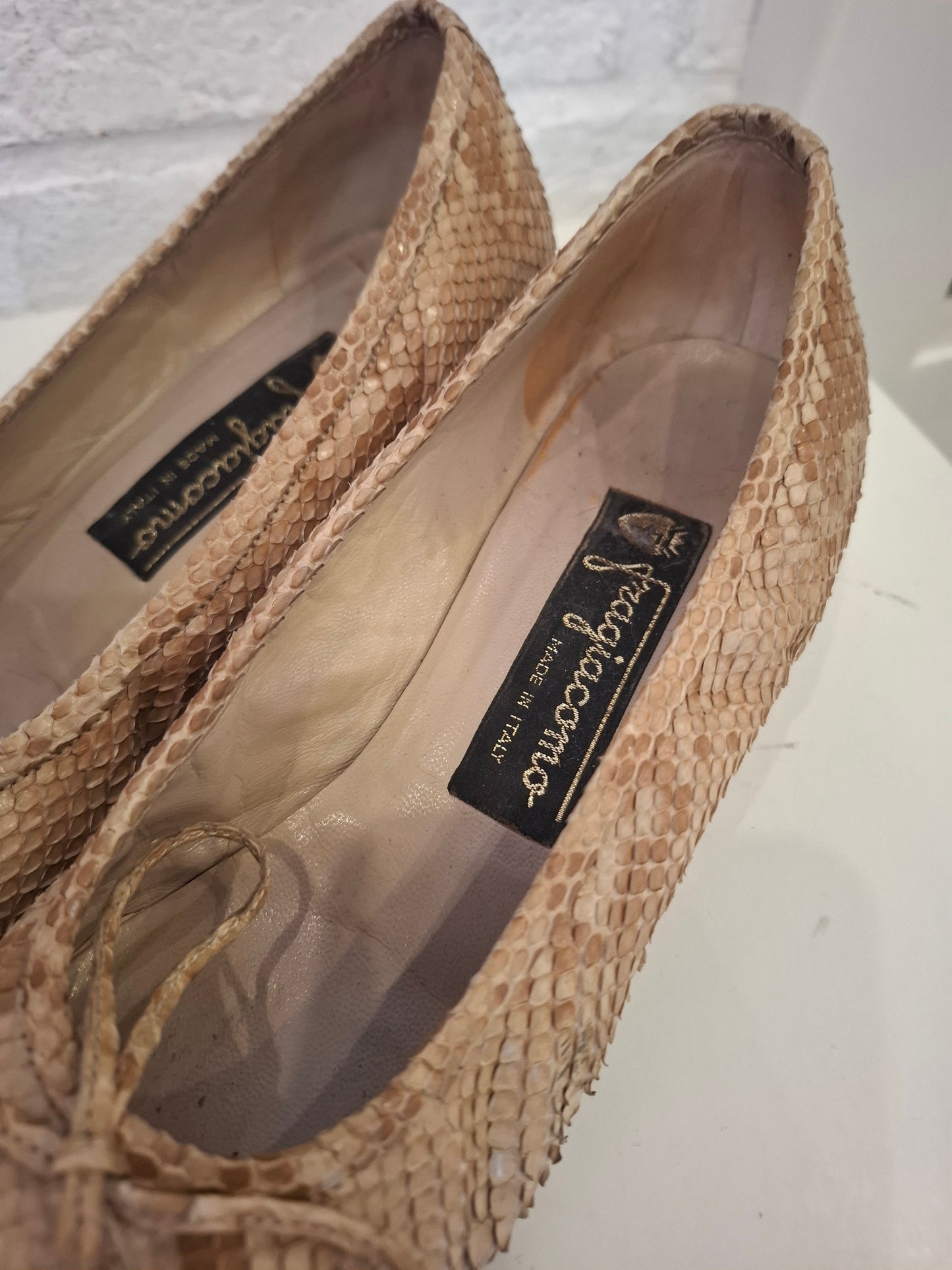 Scarpe Fragiacomo pitone n*37.5