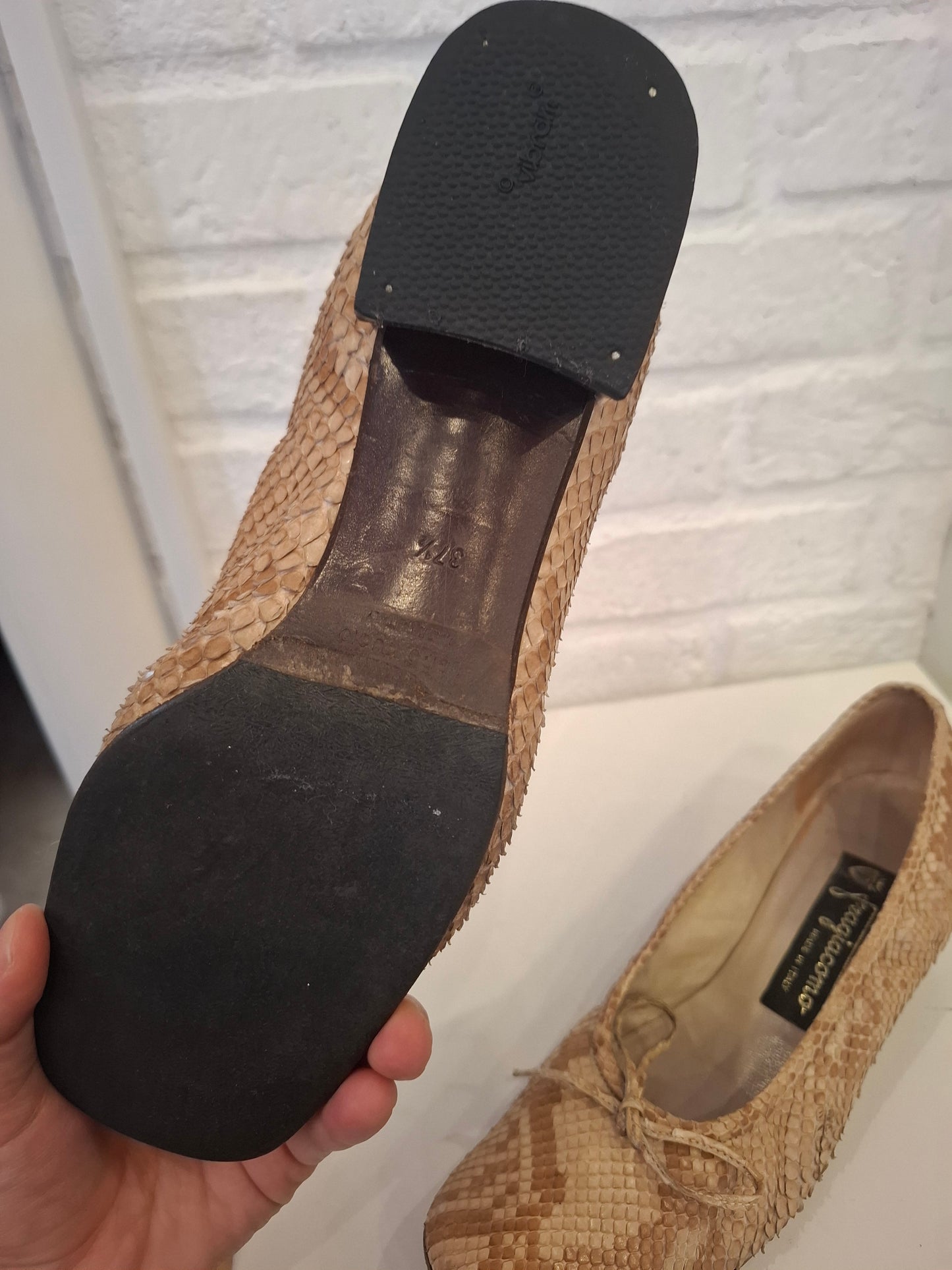 Scarpe Fragiacomo pitone n*37.5