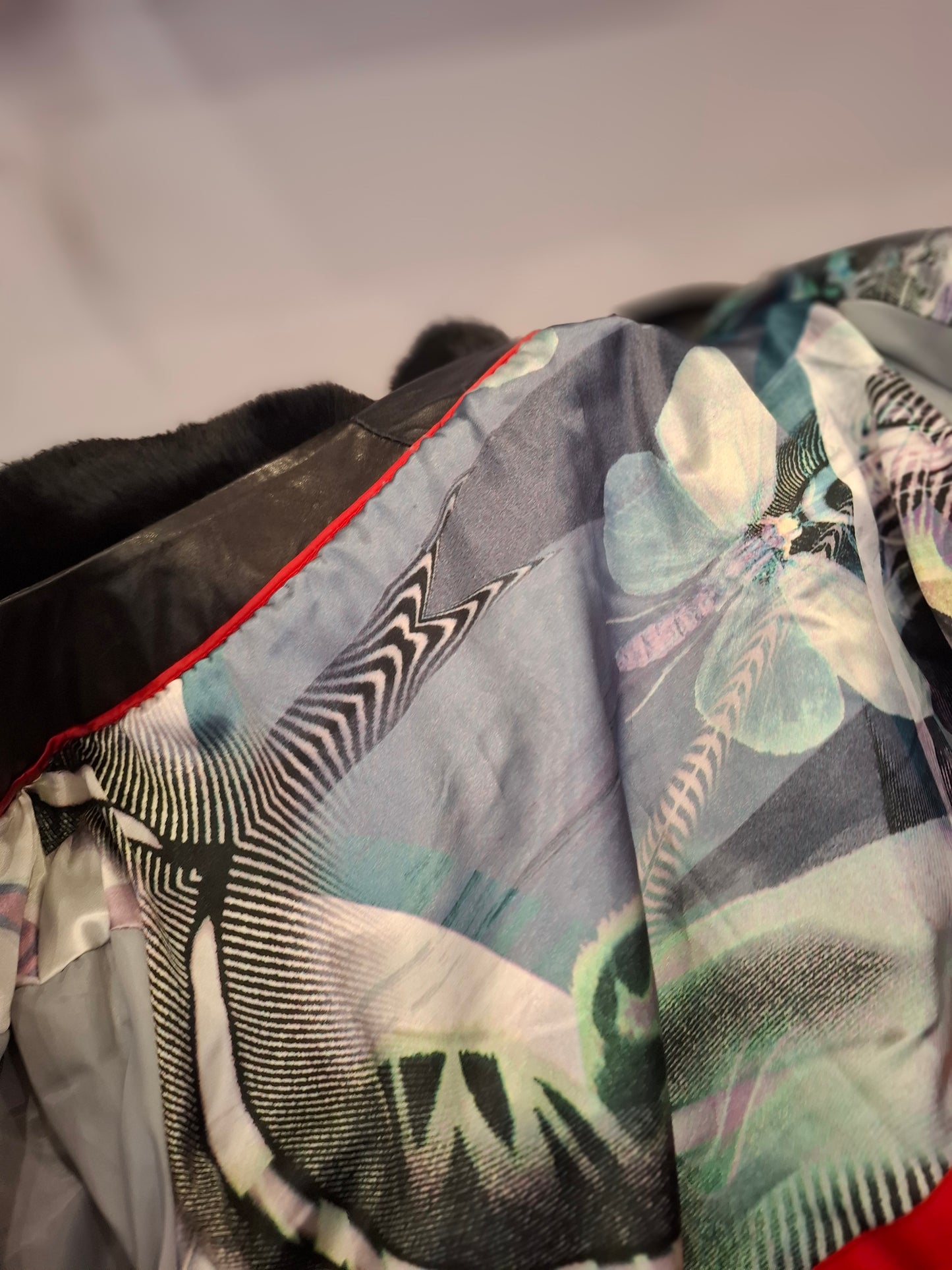 Pelliccia nera Lapin tg S/M