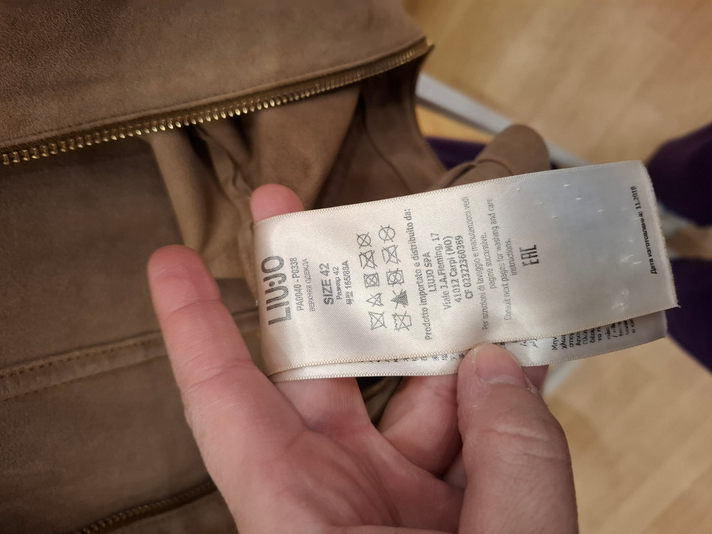 Giacca Liu Jo pelle tg 42