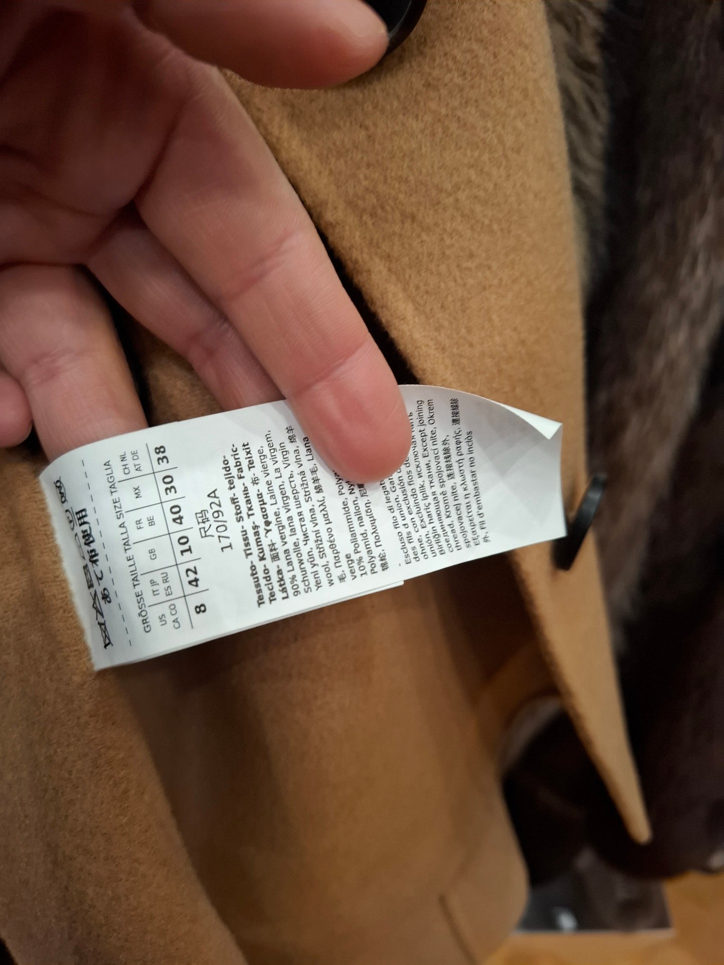 Cappotto corto MaxMara tg 38 nuovo
