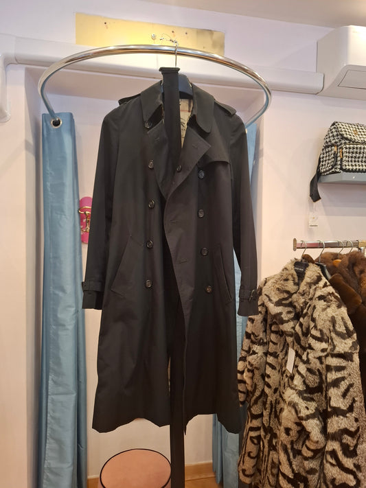 Trench Burberry nero tg 42