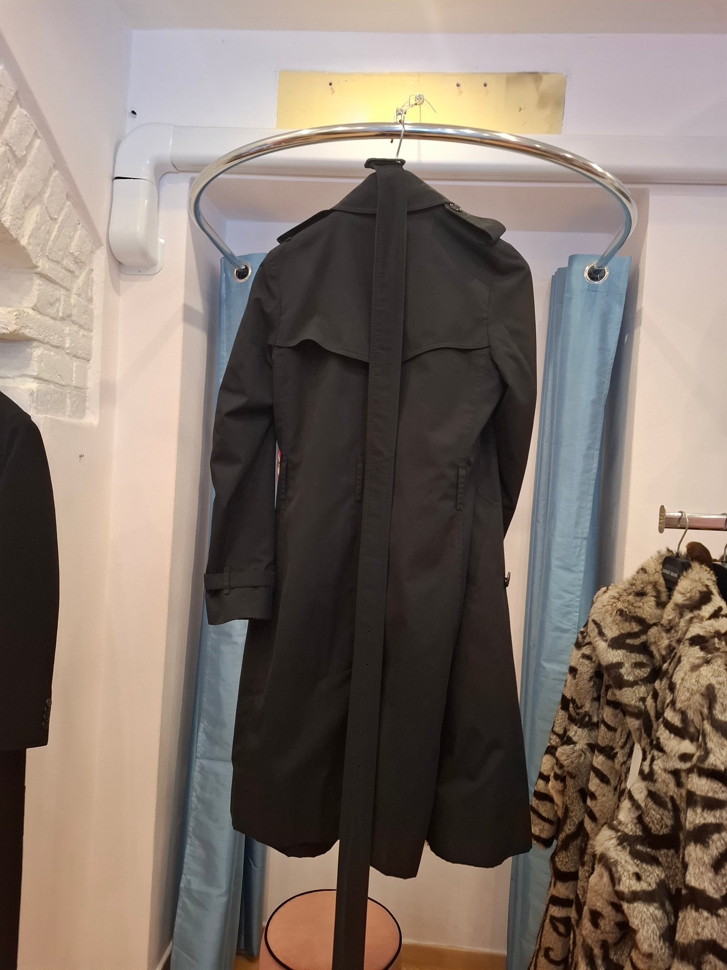 Trench Burberry nero tg 42