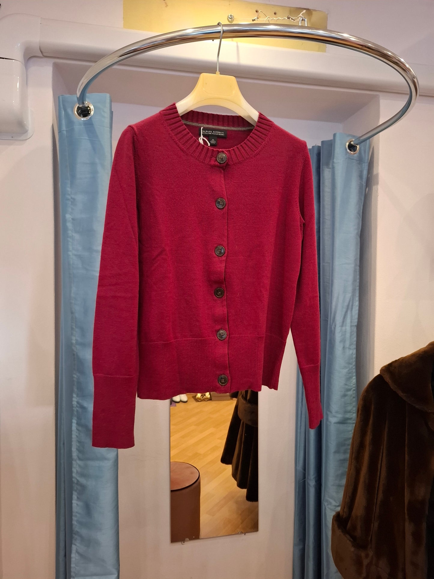 Cardigan Banana Republic magenta tg M