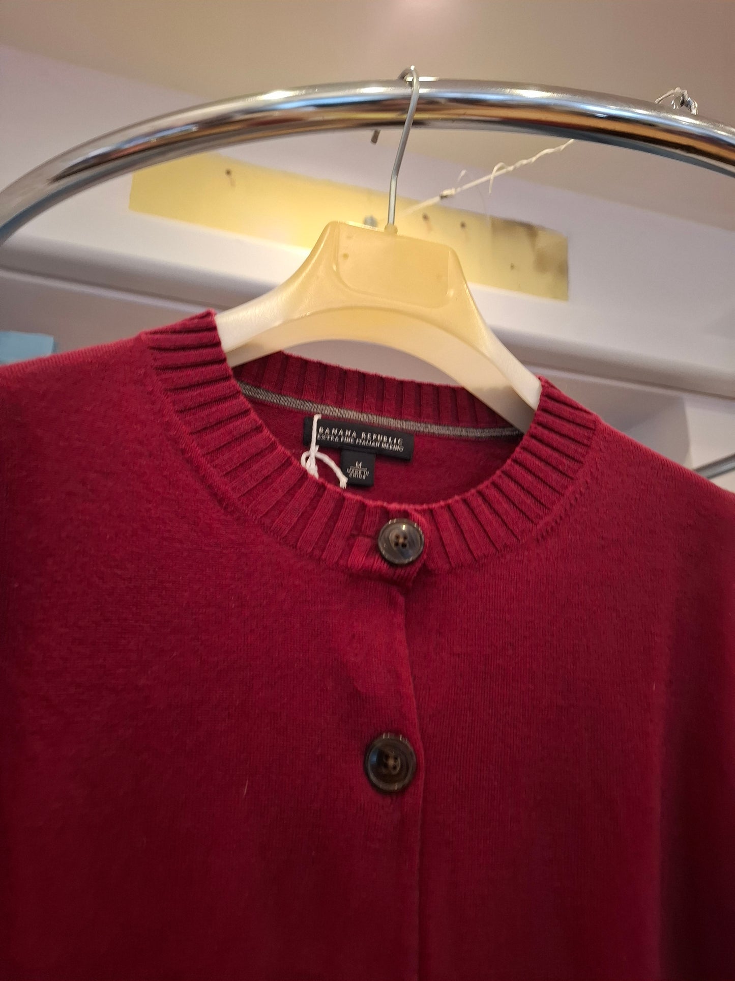 Cardigan Banana Republic magenta tg M